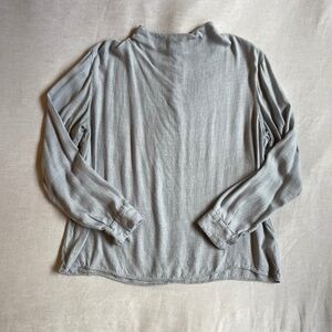 Rayon Long Sleeve Blouse by Uniqlo